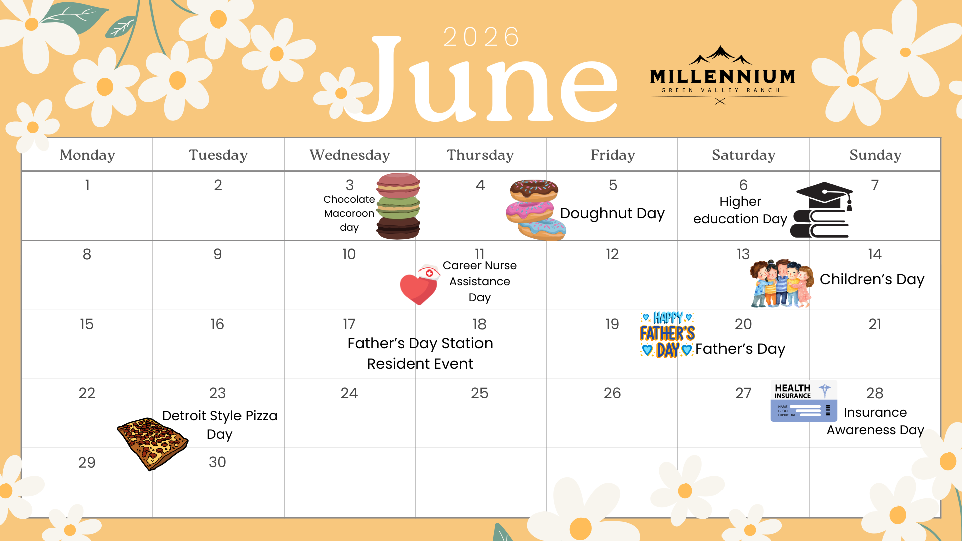 June Event Calendar 